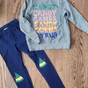 Elf Leggings and Sweatshirt